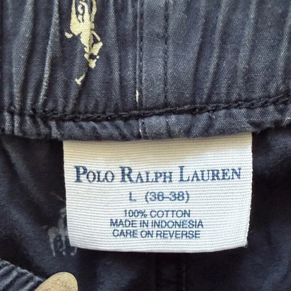 Polo by Ralph Lauren Men's Navy Boxers with Logo - Picture 2 of 5